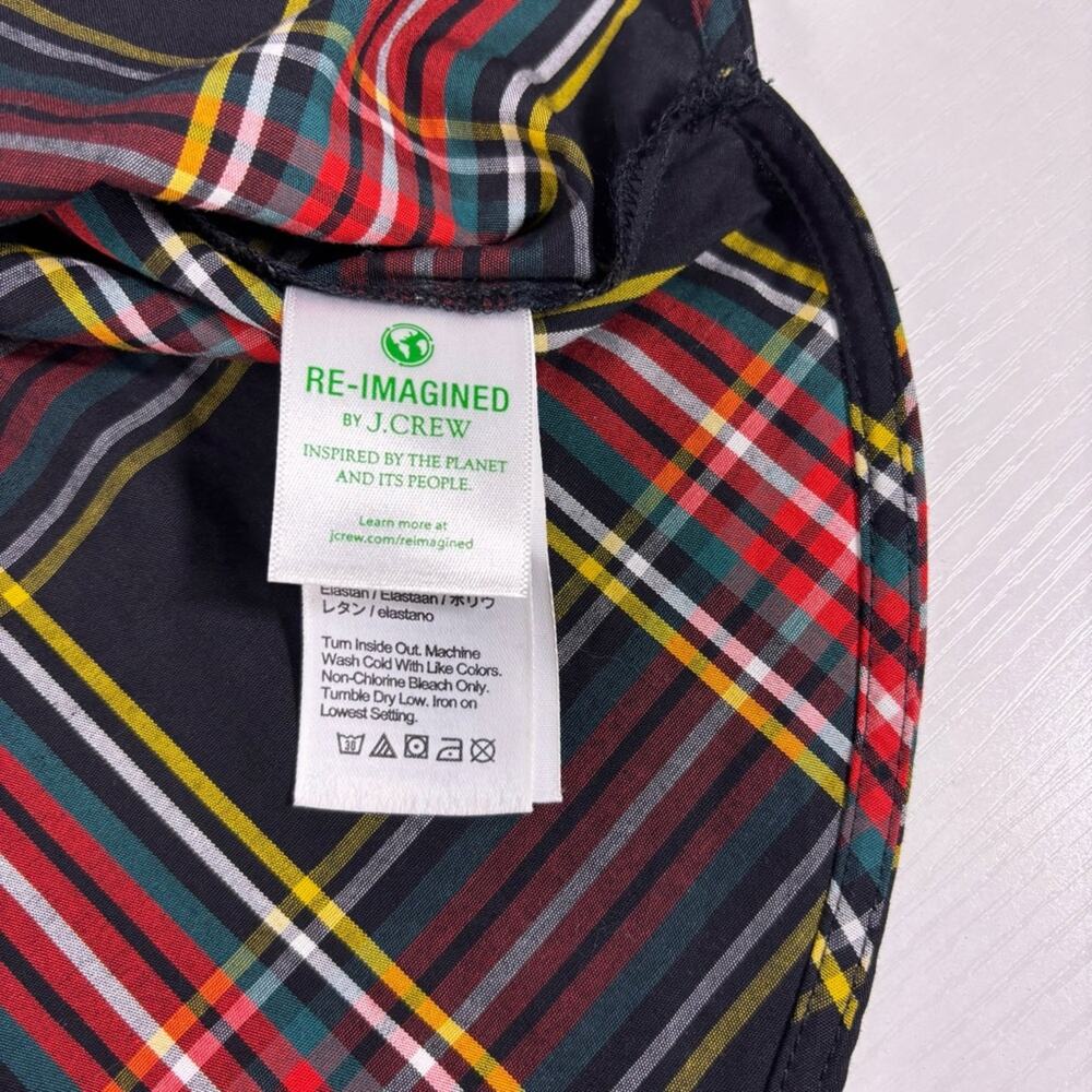J. Crew Steward Plaid Jeweled Button-Down Shirt Size 3X 0822 - Picture 8 of 9